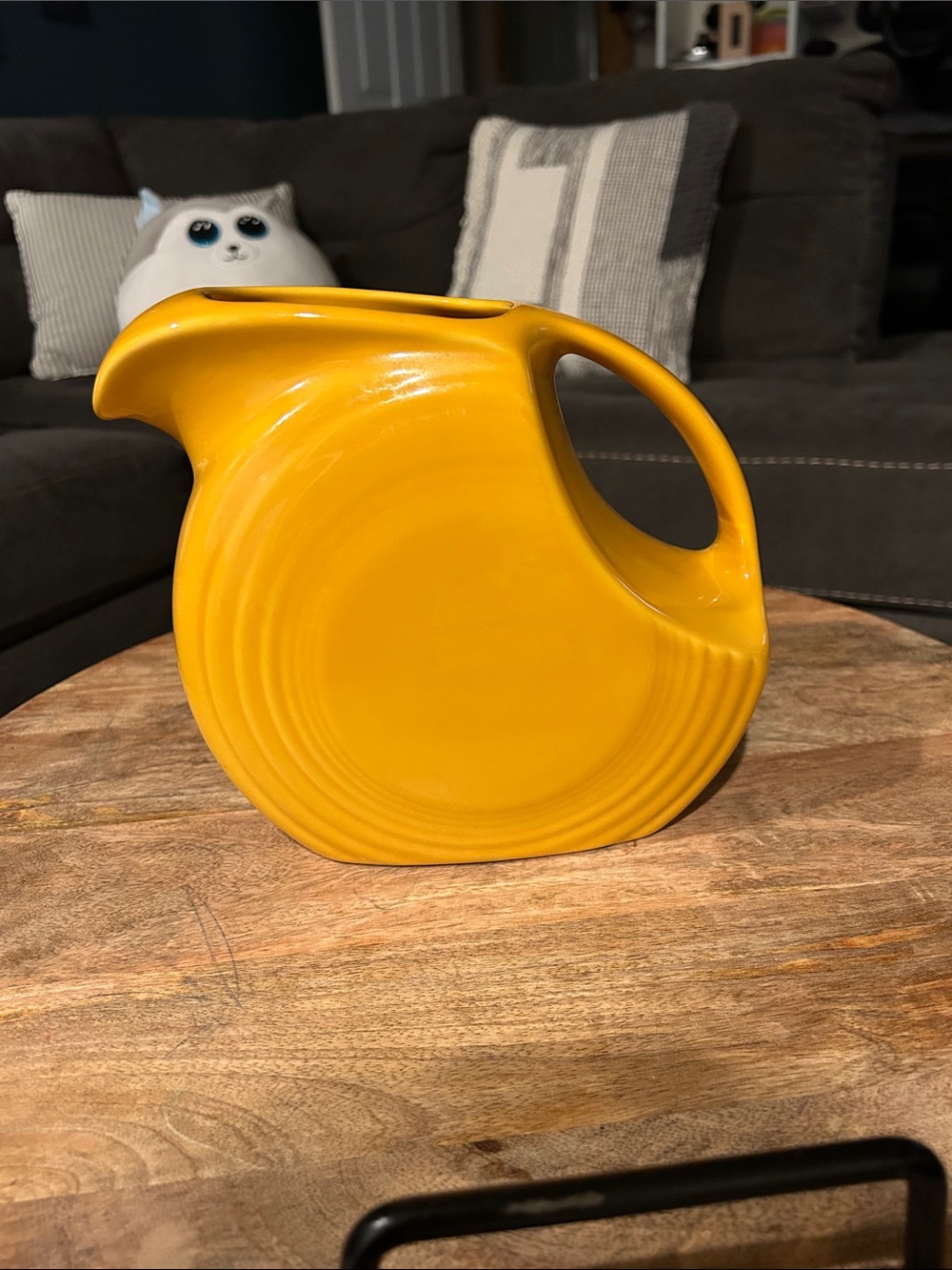 Fiestaware Disc Pitcher